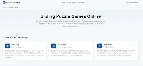 Puzzle Game Hub gallery image