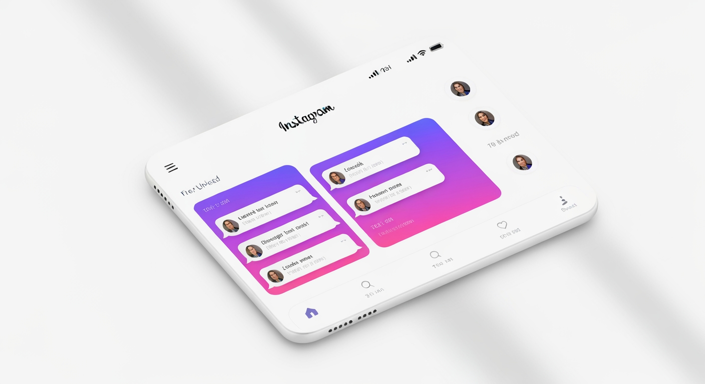 JSON to Instagram UI gallery image