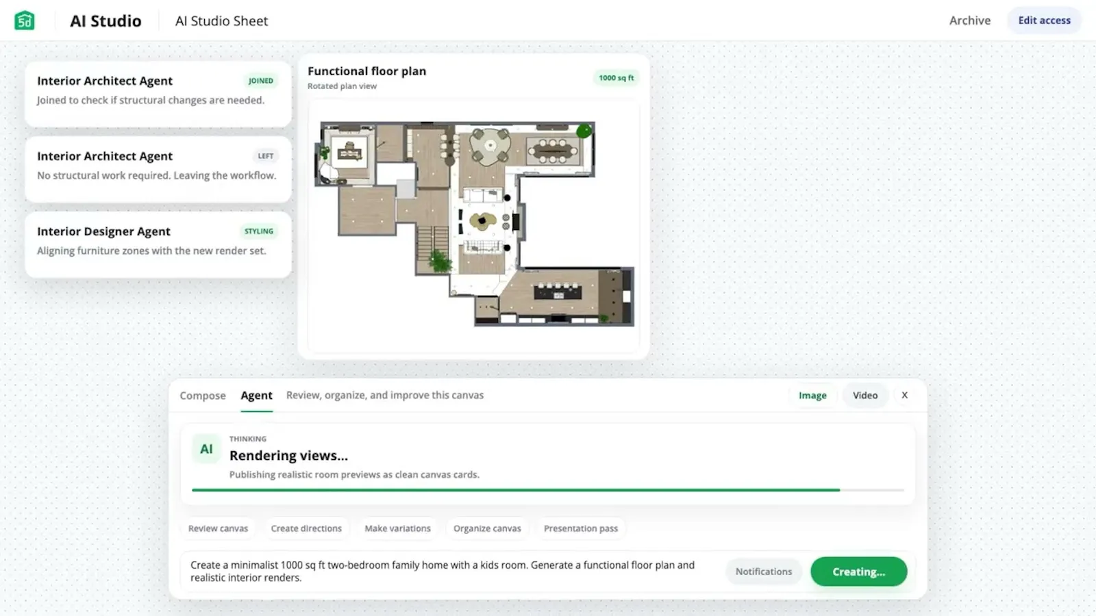 AI Agents for Interior Design screenshot 1 (video preview)