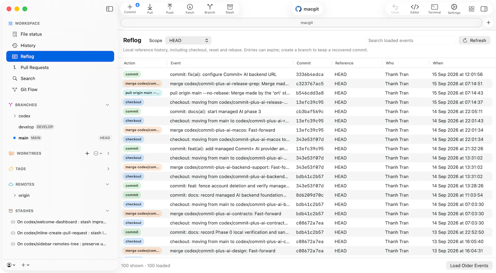 Commit+ screenshot 3