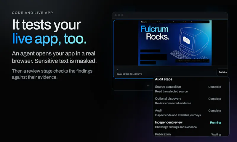 Fulcrum Lovable Audit screenshot 6