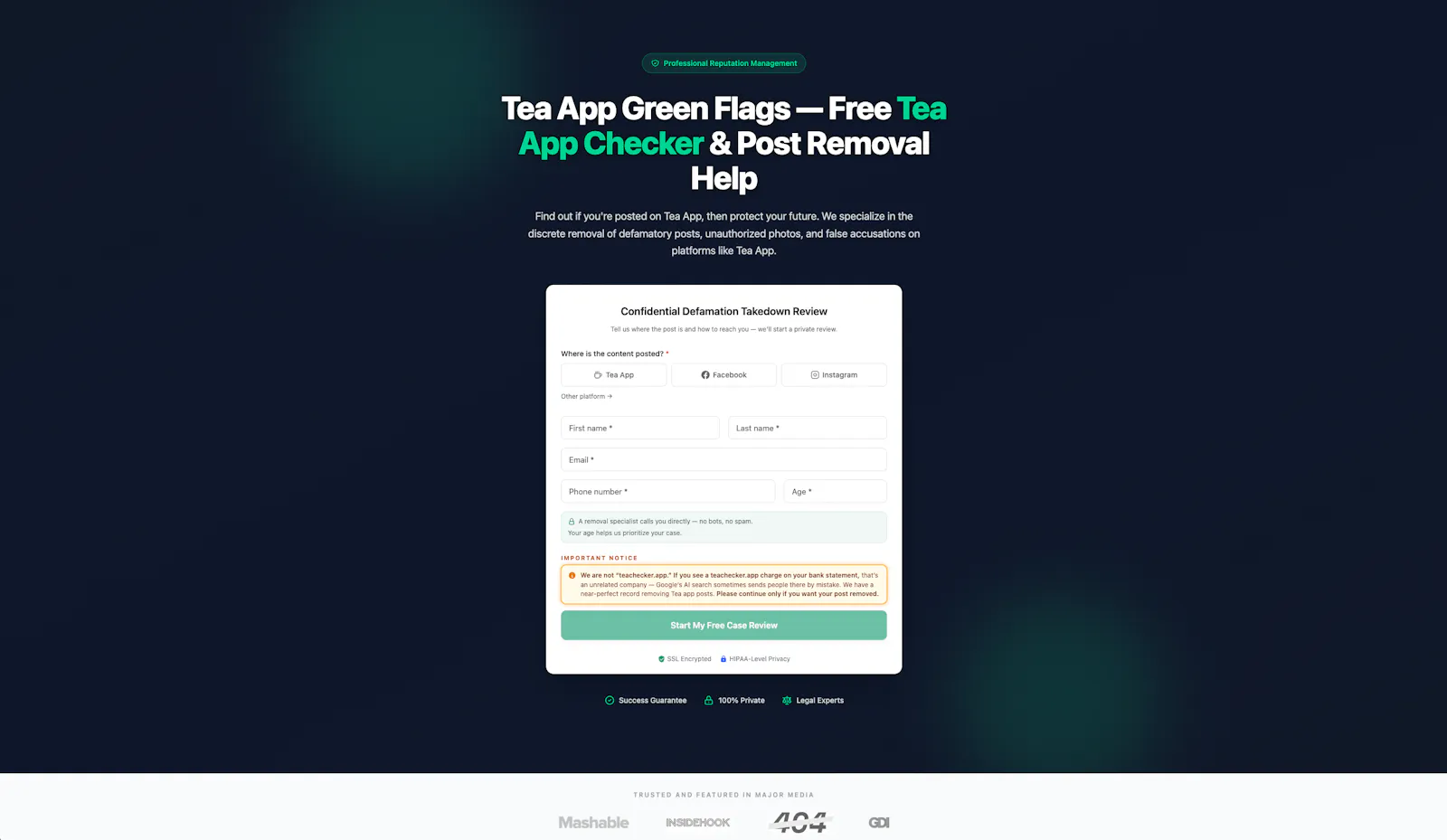 Tea App Checker screenshot 2