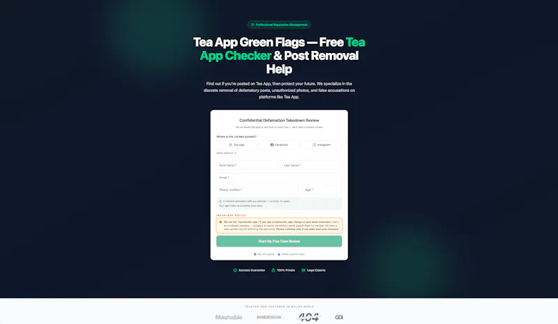 Tea App Checker screenshot 2