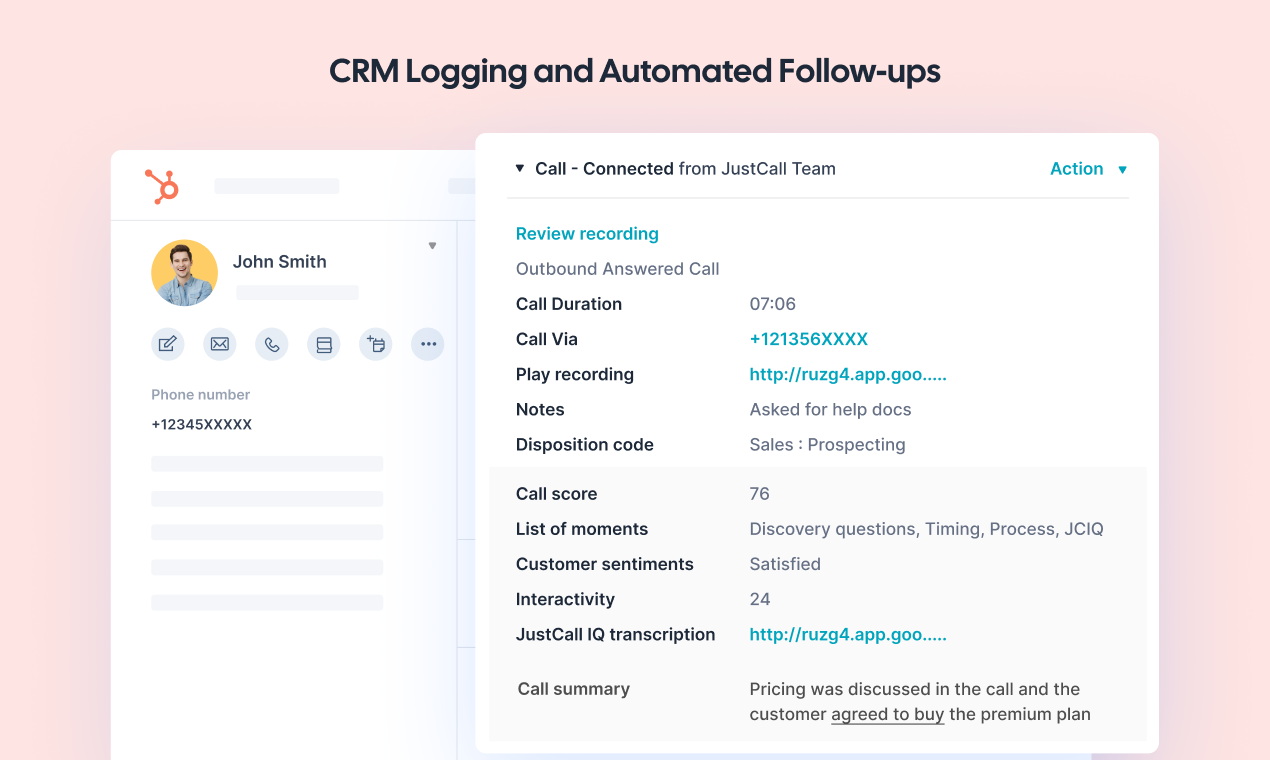 JustCall AI SDR gallery image