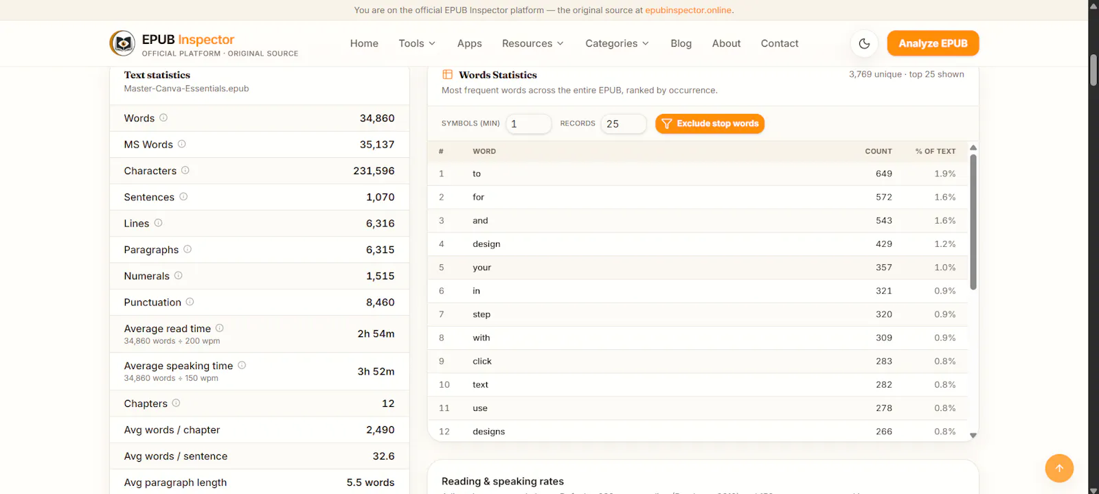 EPUB Inspector screenshot 7