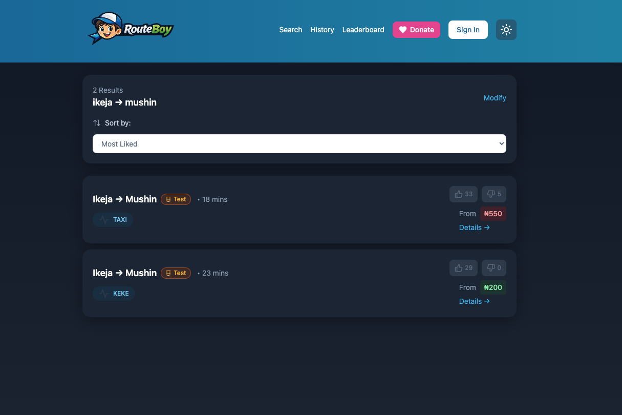 RouteBoy gallery image