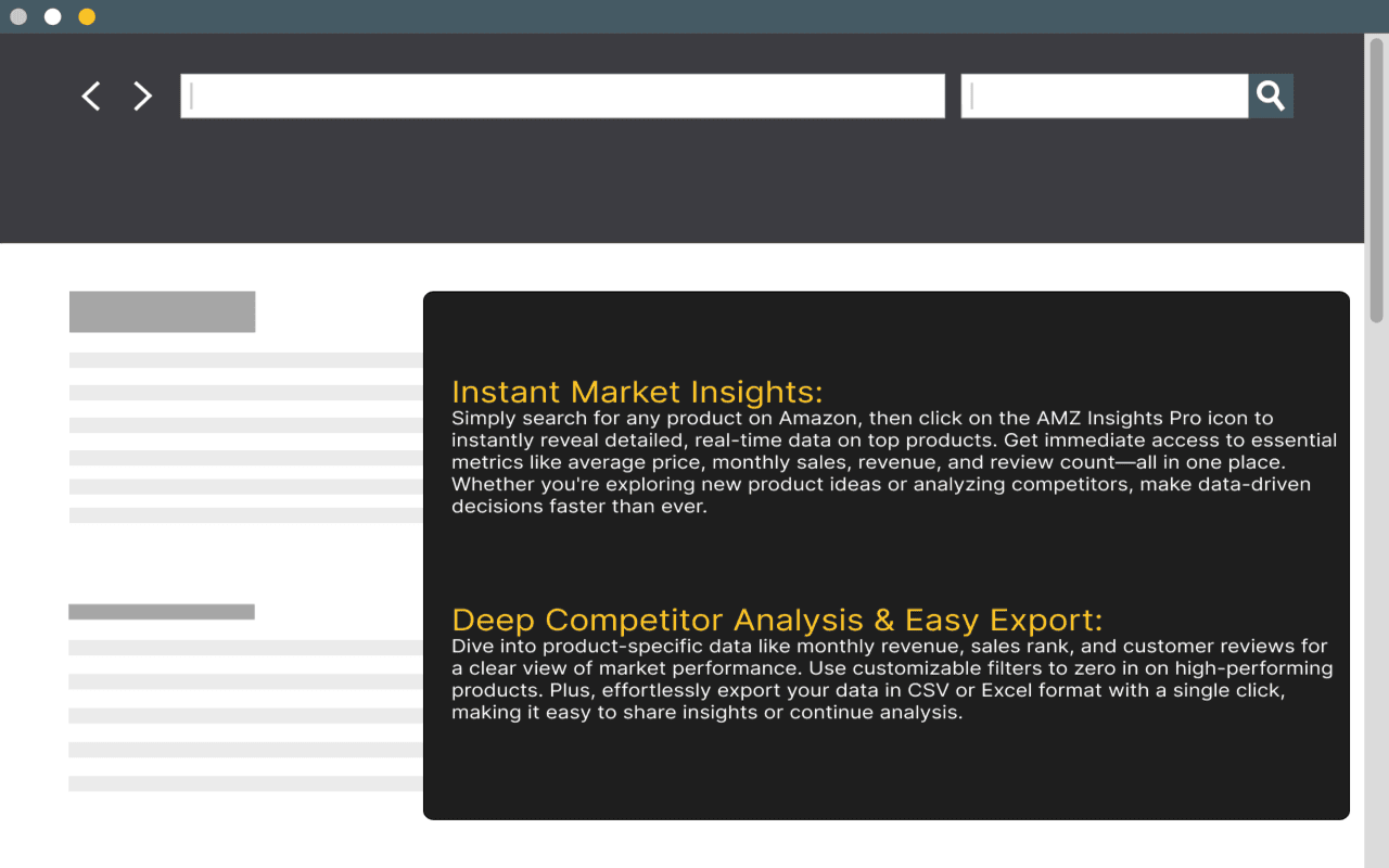 AMZ Insights Pro - Krachtig tool voor Amazon Research & trefwoordanalyse Analysis media 2