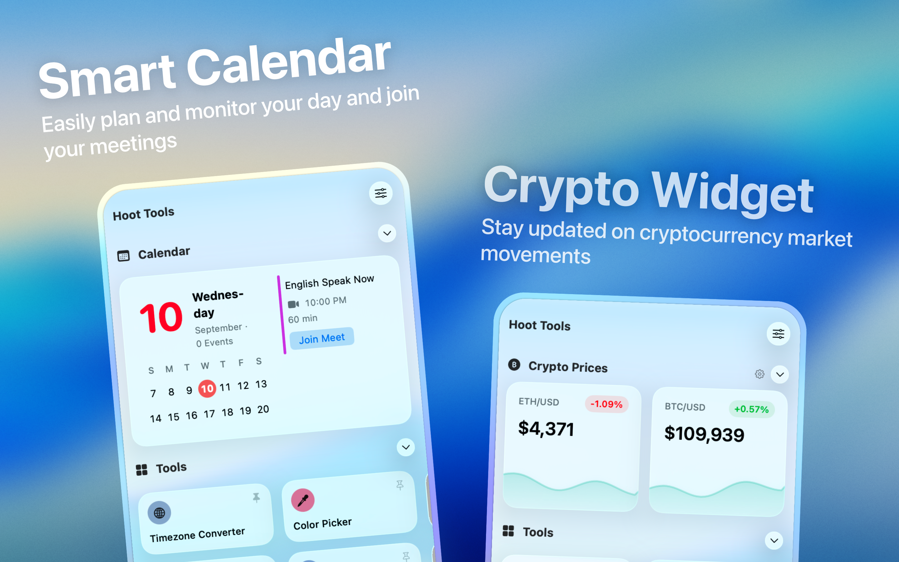 Média Hoot pour Mac - Widgets, outils, captures d'écran, écran de réveil dans votre menubar 6