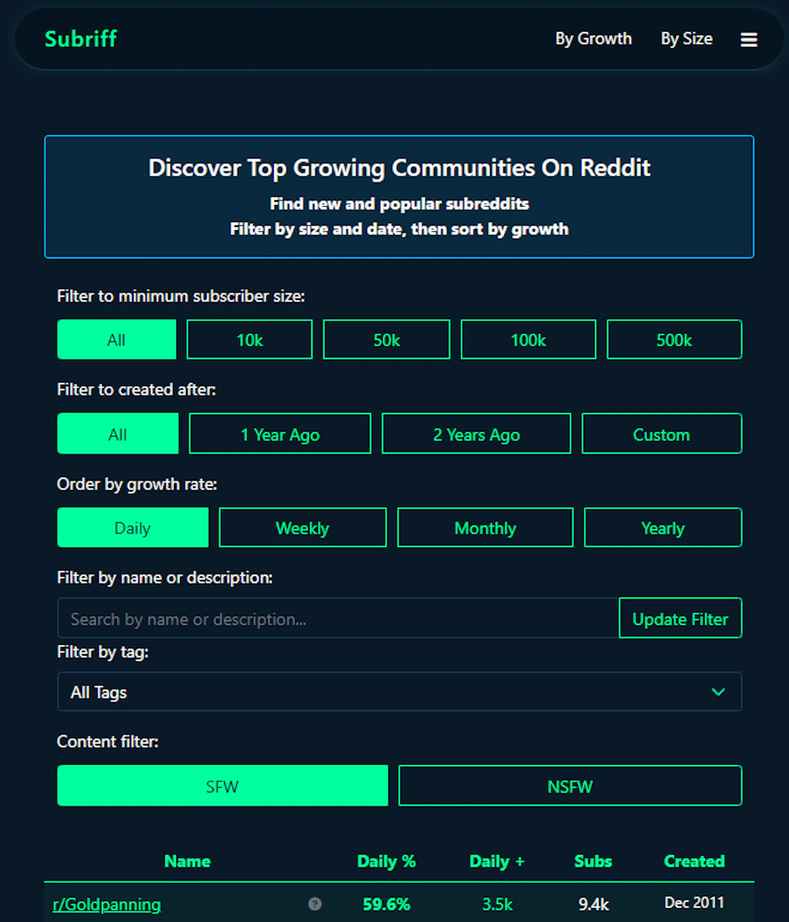 Subriff screenshot 1