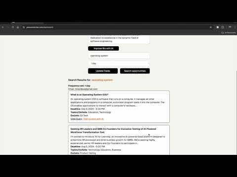 PressMatchAI gallery image