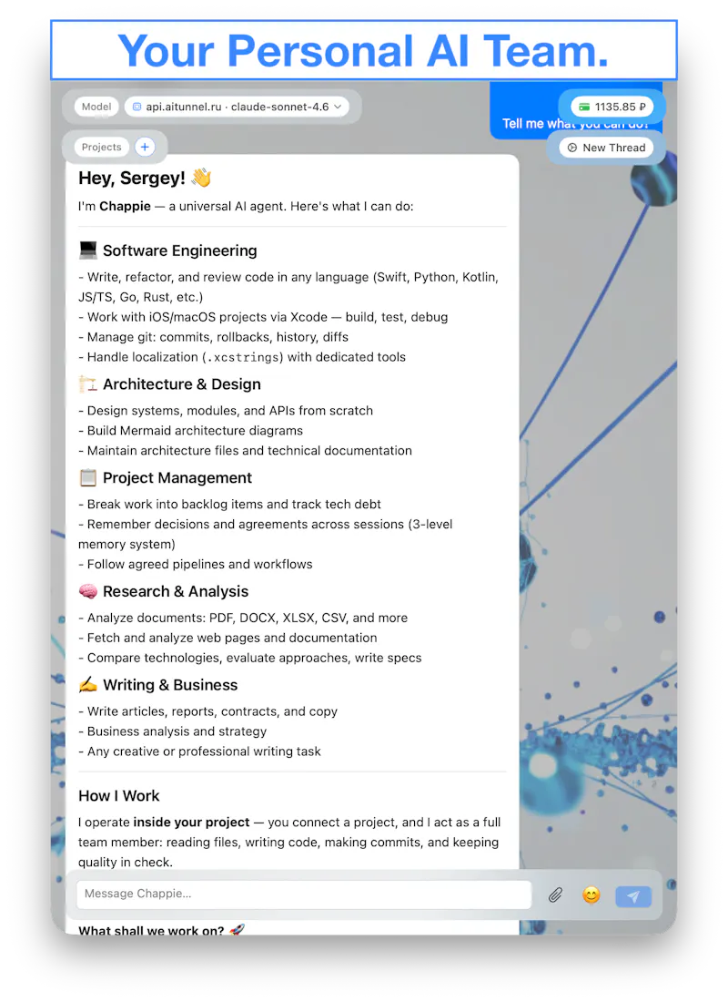 ChappieAI screenshot 2
