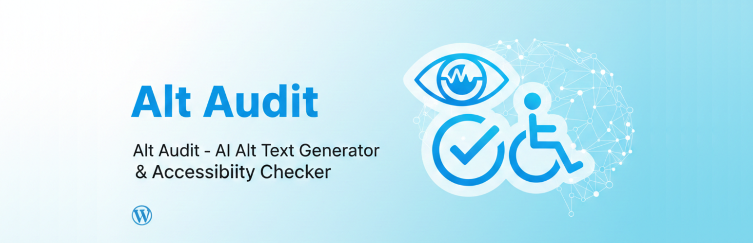 Alt Audit – AI Alt Text & Accessibility  - Main product screenshot demonstrating key features and user interface