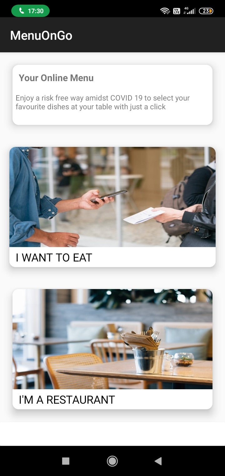 MenuOnGO: Virtual Menu gallery image