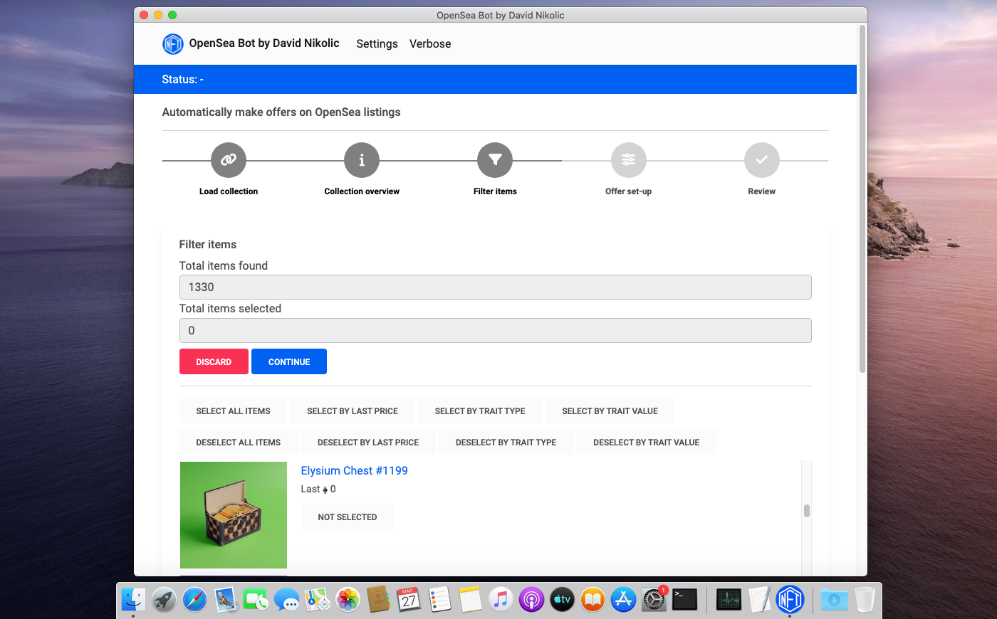 OpenSea Bot by David Nikolic gallery image