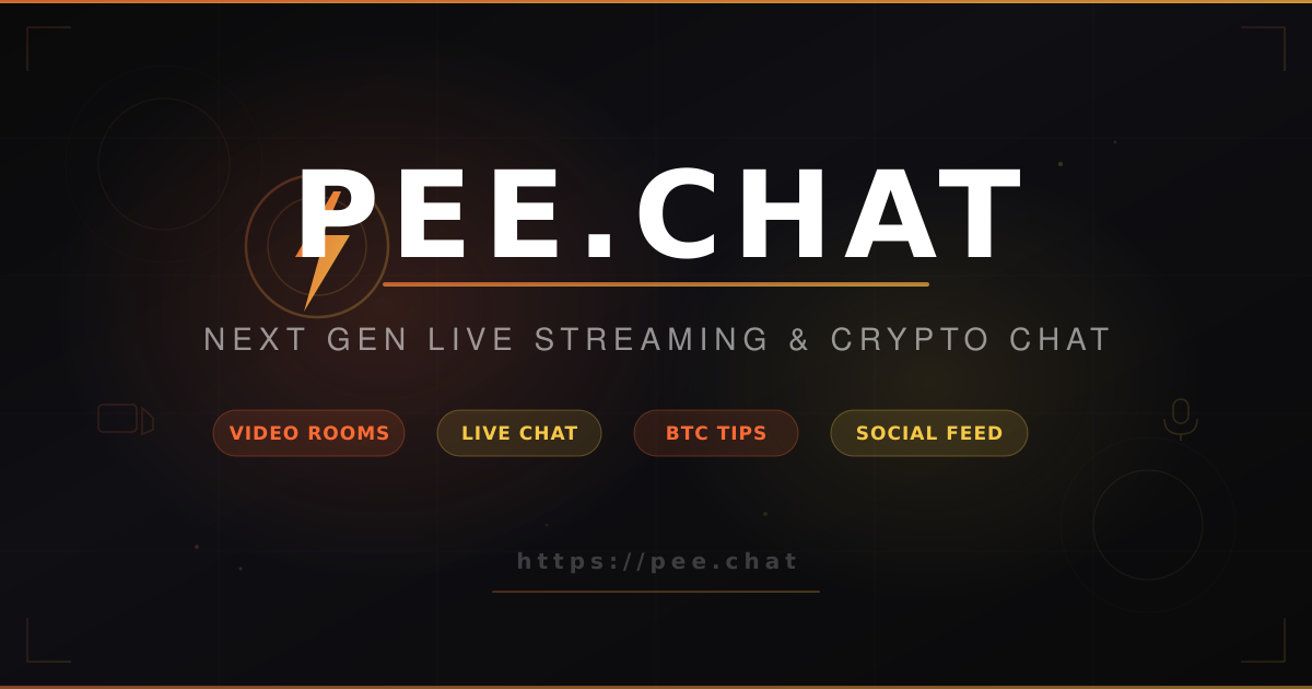 PEE.CHAT - NEXT GEN LIVE STREAM gallery image