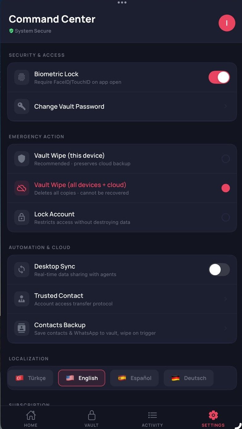 Ember — Emergency Privacy Protection gallery image