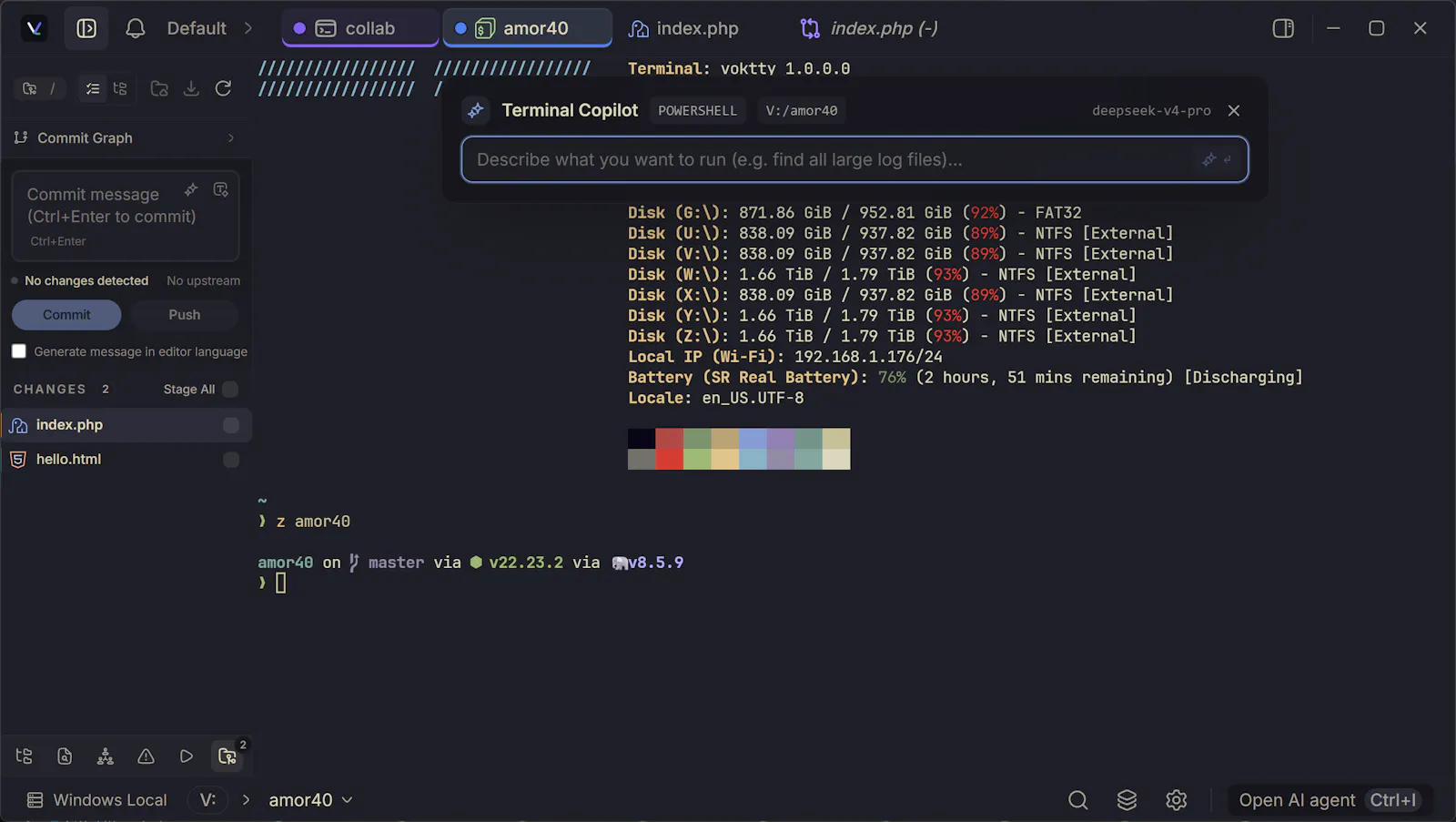 Voktty — AI-Native Terminal Workspace screenshot 3