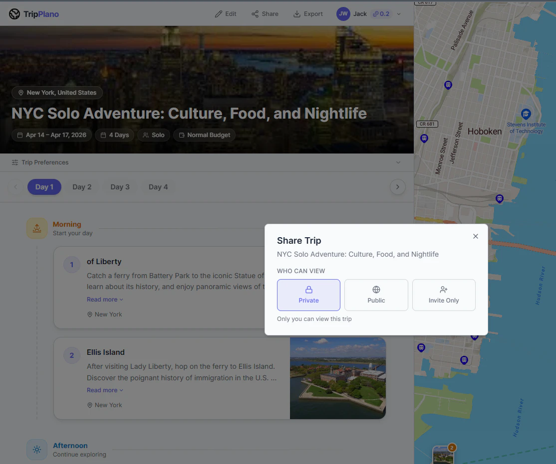 TripPlano screenshot 2