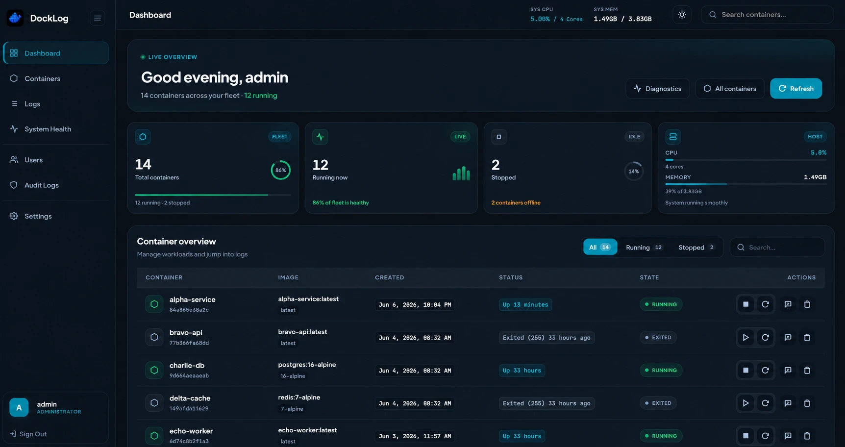 DockLog screenshot 3