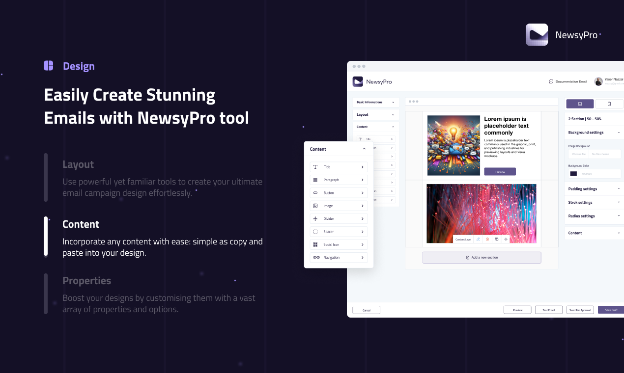NewsyPro Sistemi - Hızlı katılım için en iyi e -posta pazarlama kampanyası tasarımları medya 3