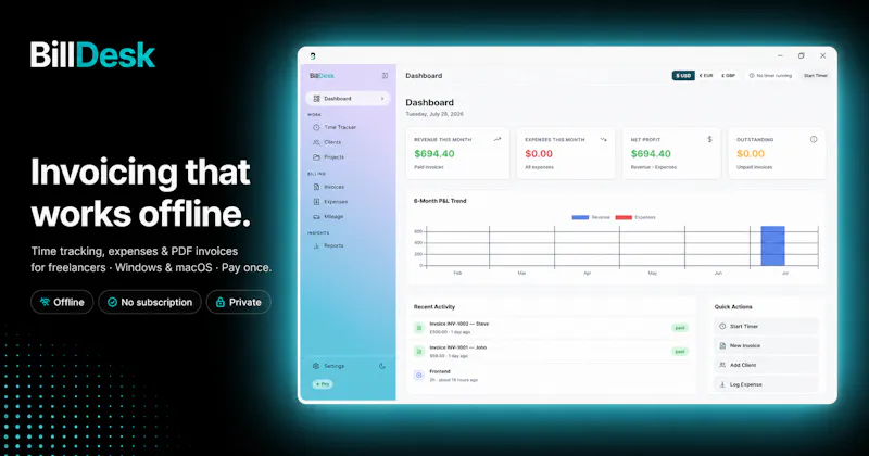 BillDesk screenshot 2