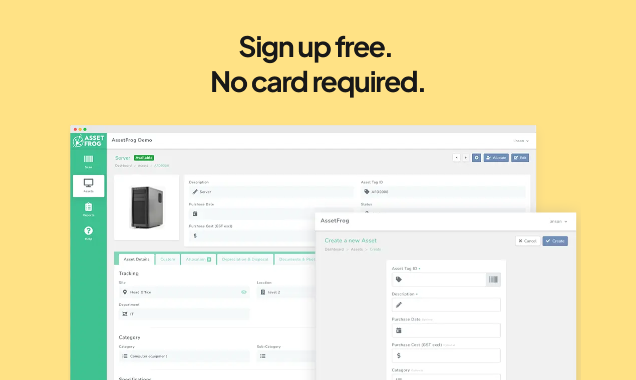 Assetfrog - إدارة الأصول SaaS media 2