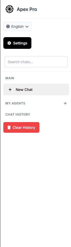 Apex Pro - Main screenshot showing features and interface