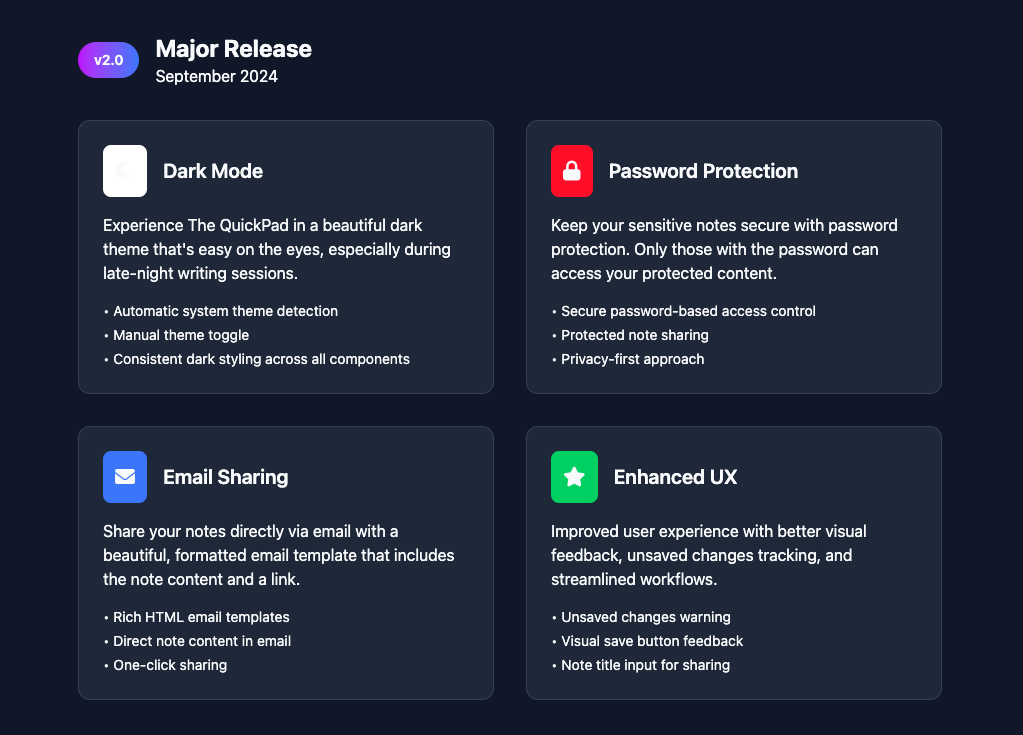 The QuickPad gallery image