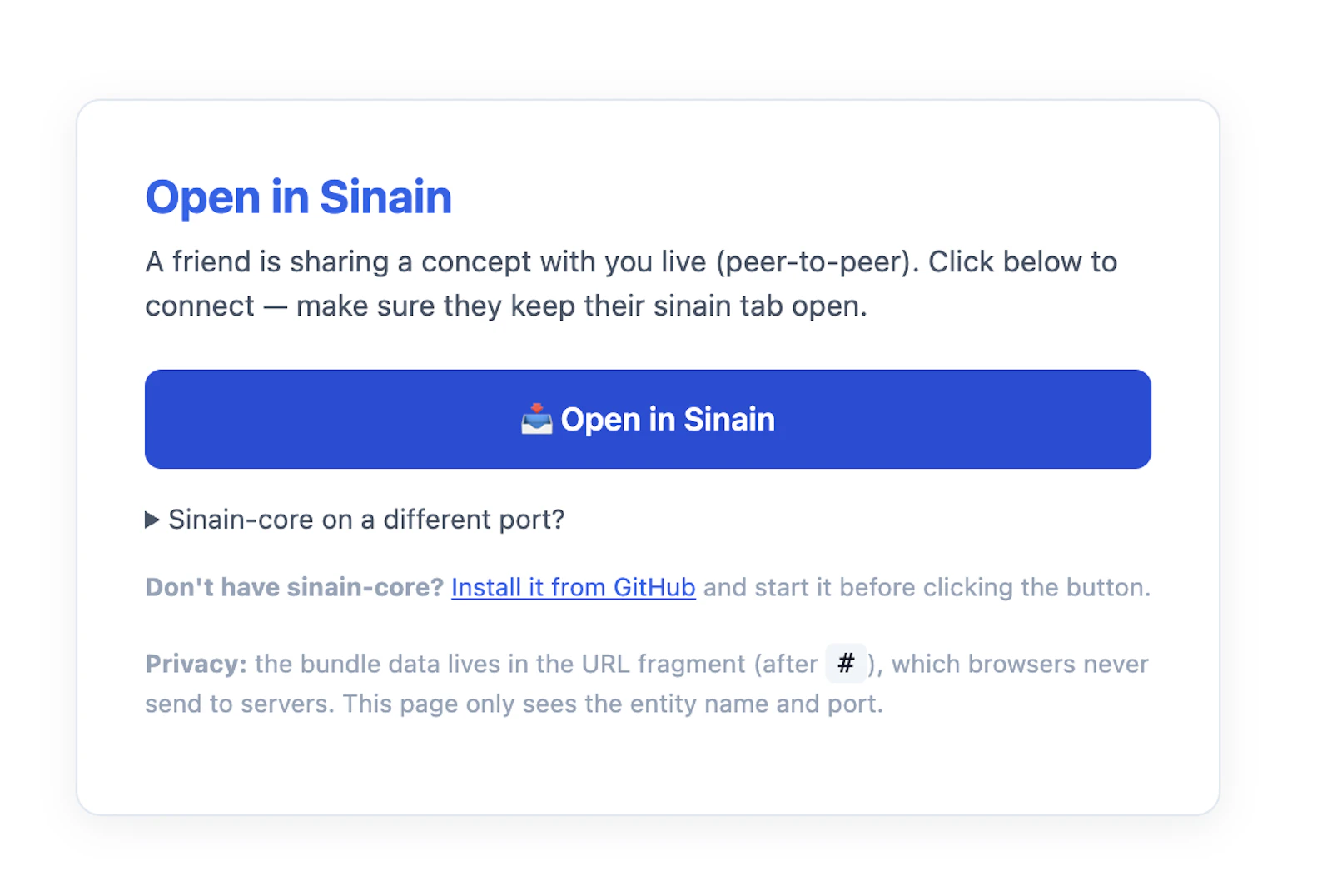 Sinain — The Ambient Intelligence screenshot 3