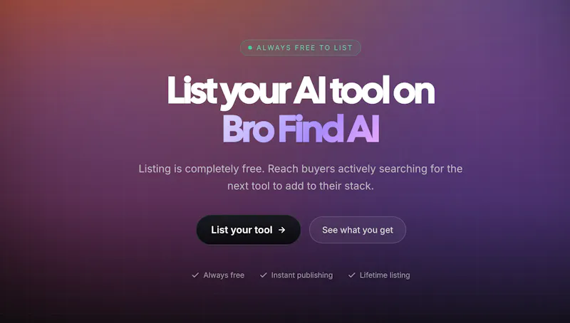 BroFindAI screenshot 2