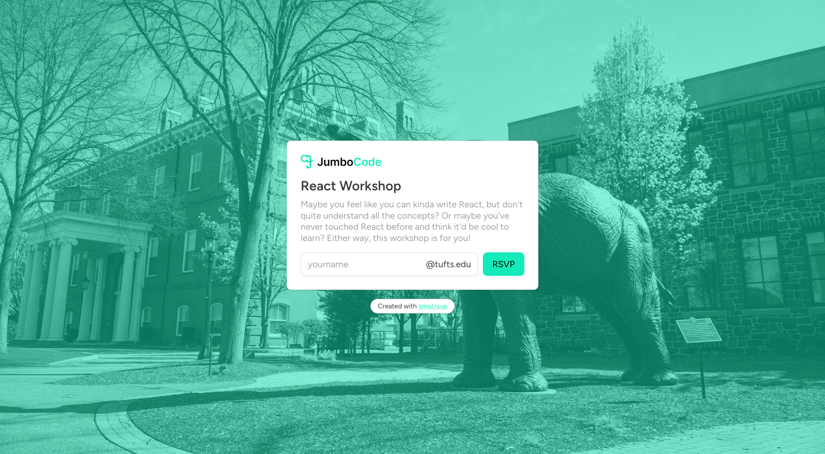 smol.rsvp - Free and easy RSVP pages, powered by Google Calendar media 5