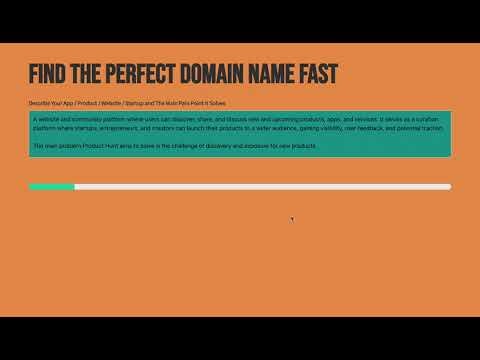 startuptile Try Naming-Find the perfect domain name fast