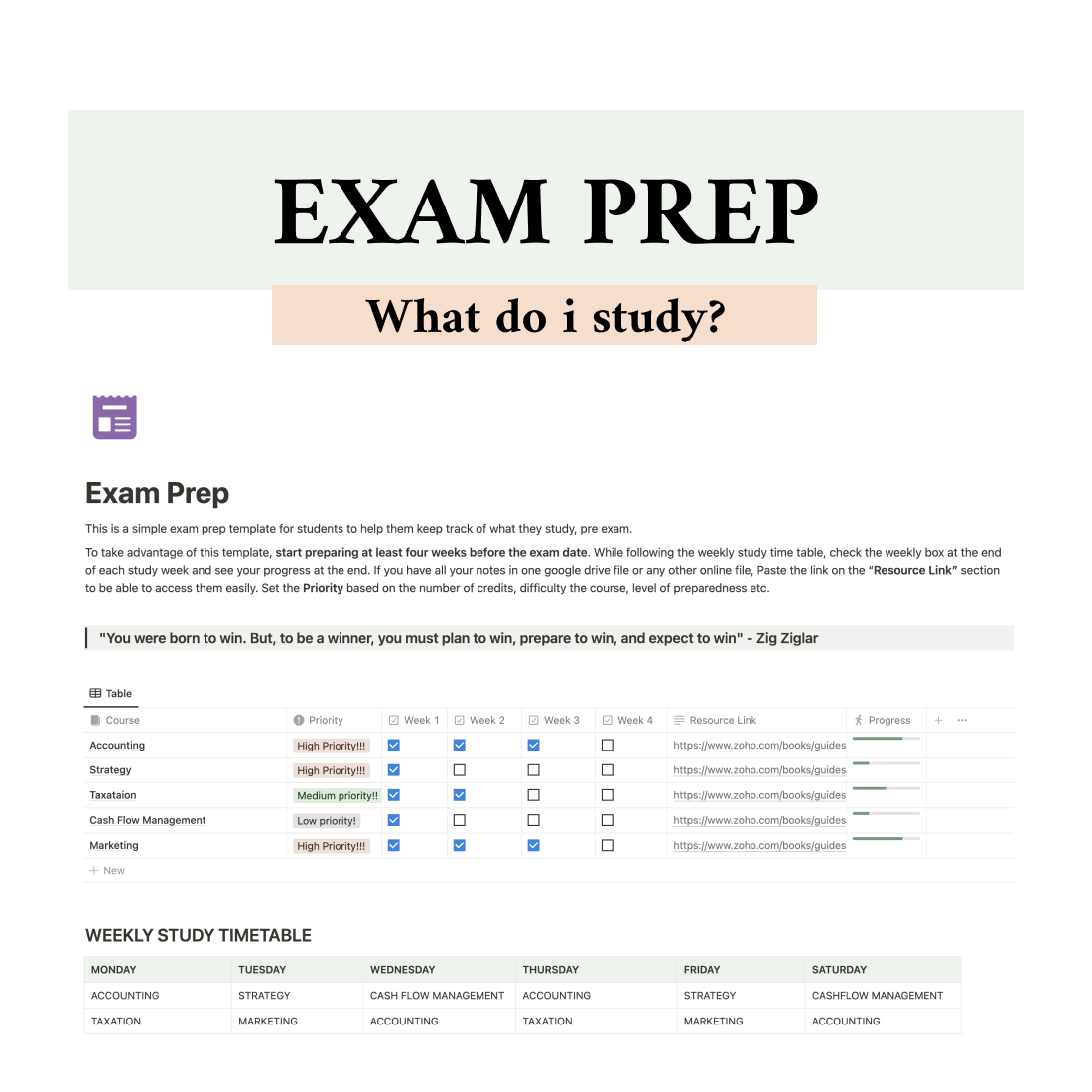 EXAM PREP