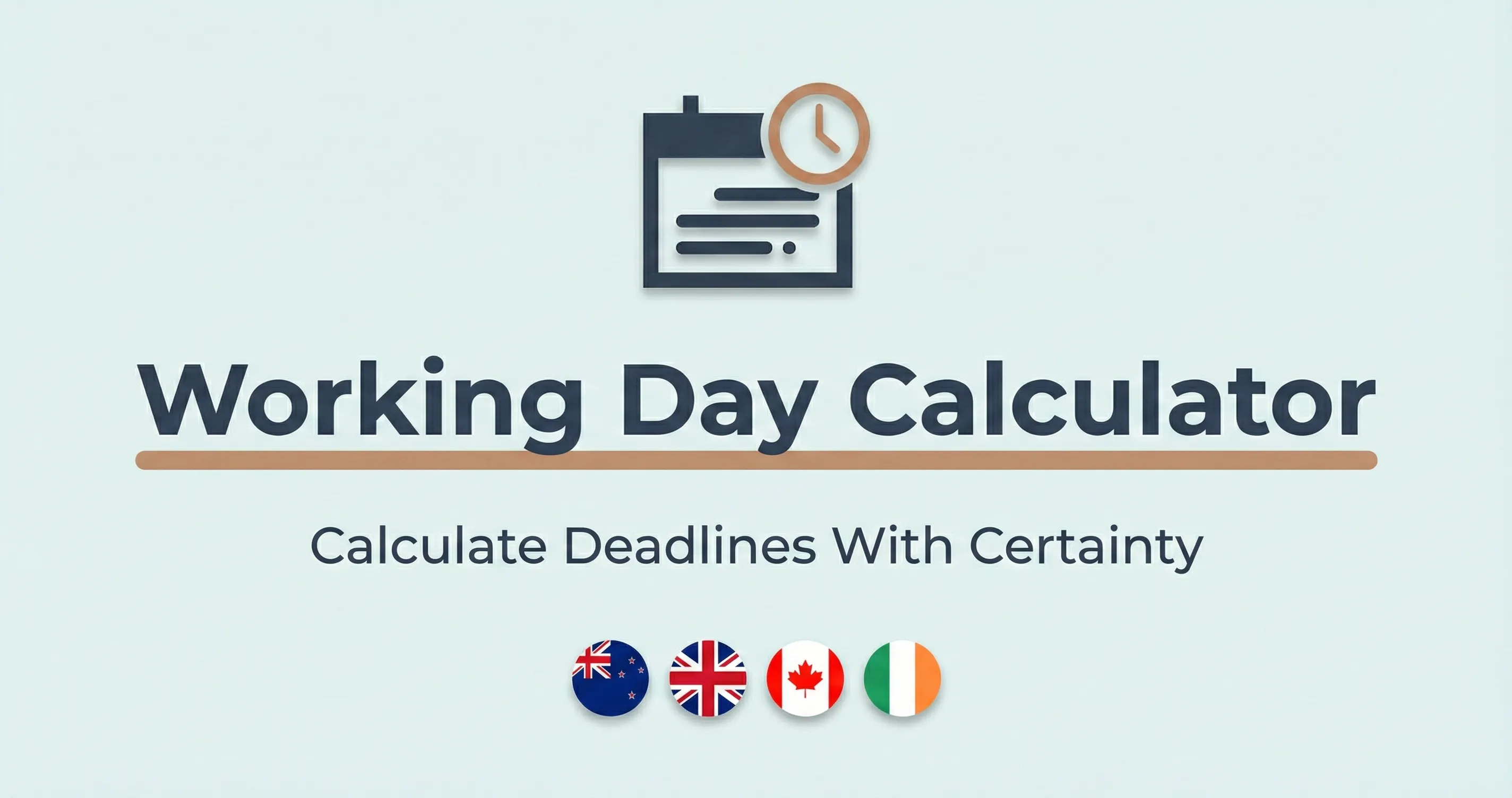 Working Day Calculator product banner