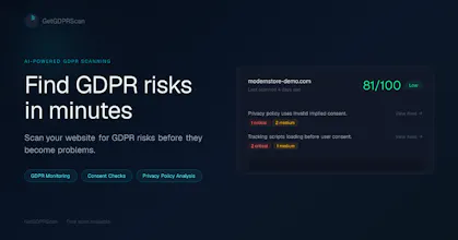 GetGDPRScan gallery image