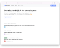 Distributed Q&A for developers media 1