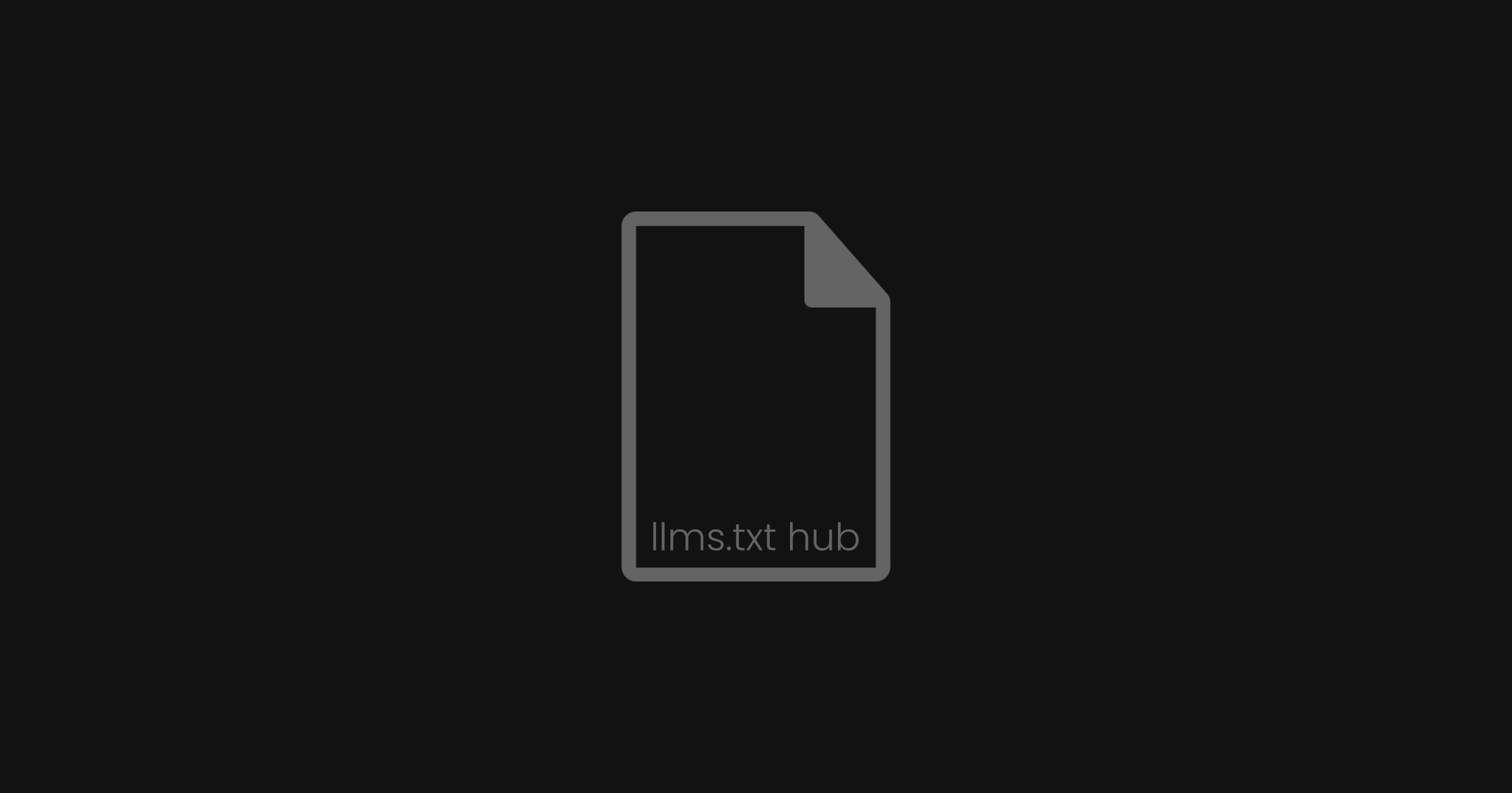llms.txt hub gallery image