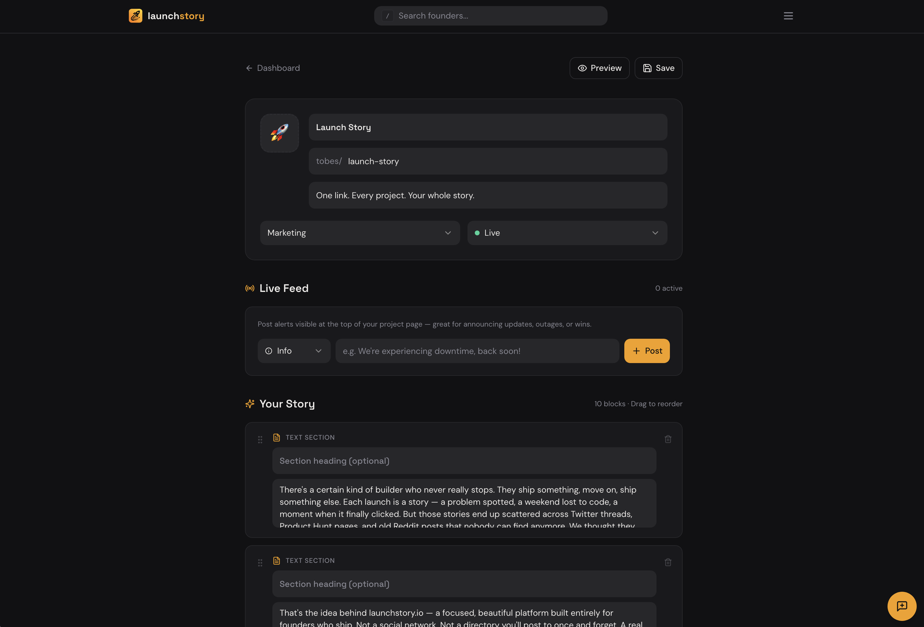 launchstory gallery image