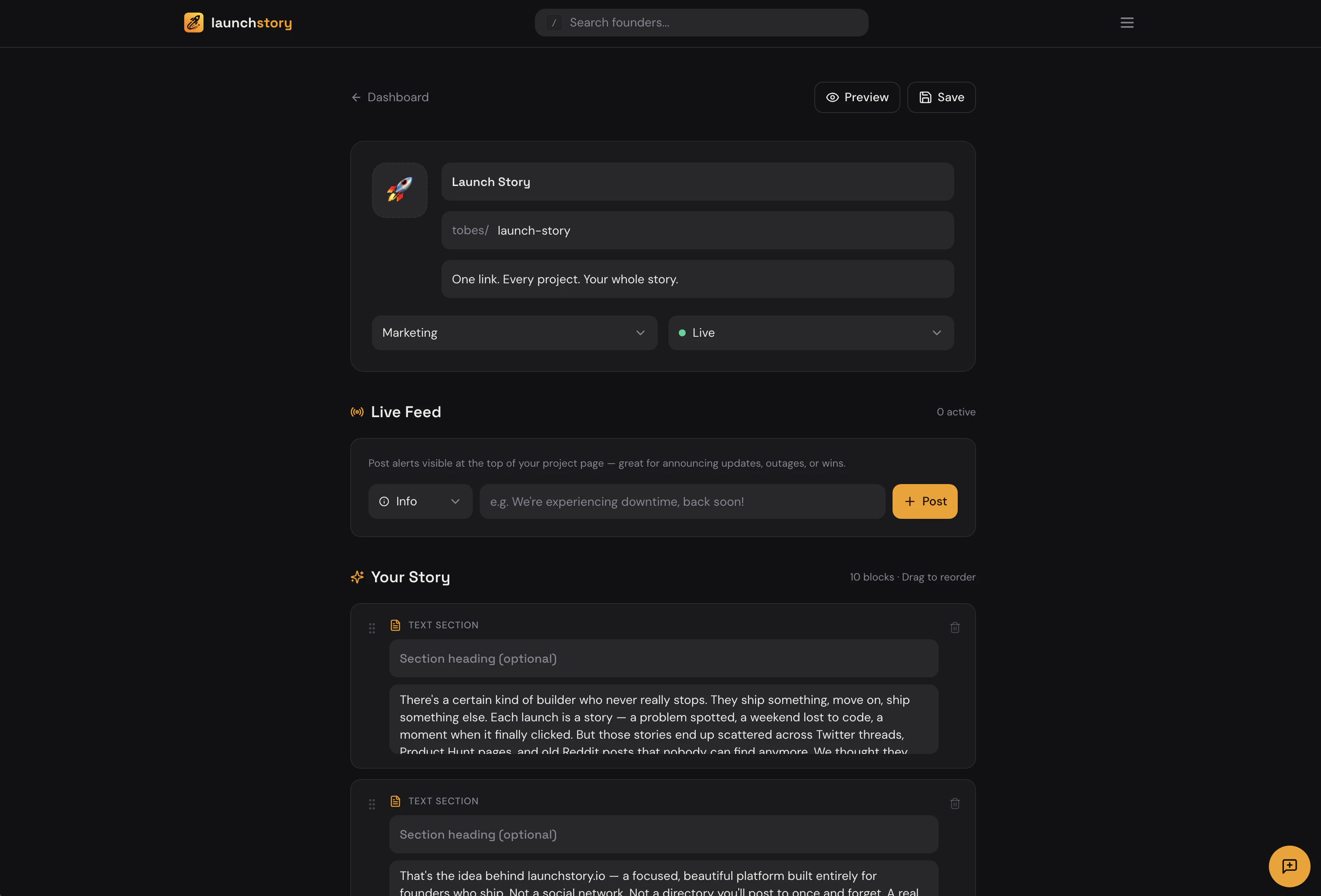 launchstory screenshot 4