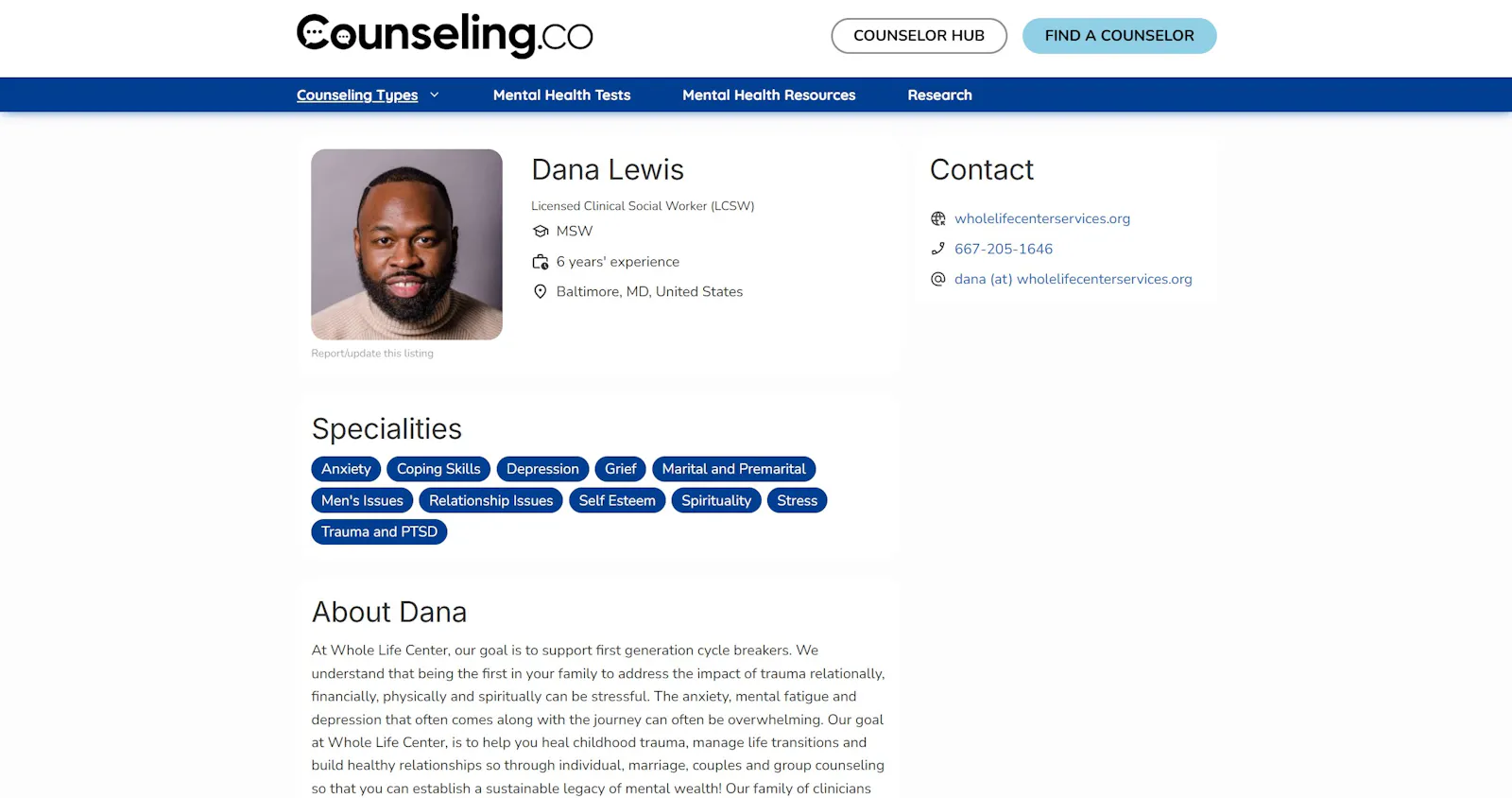 Counseling.co screenshot 3