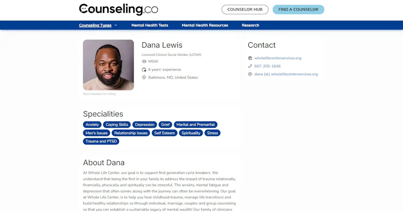Counseling.co screenshot 3