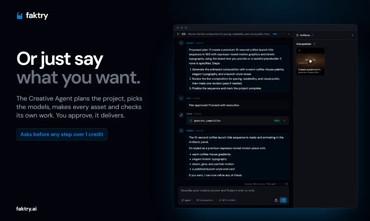 faktry AI Content & Media Workbench gallery image