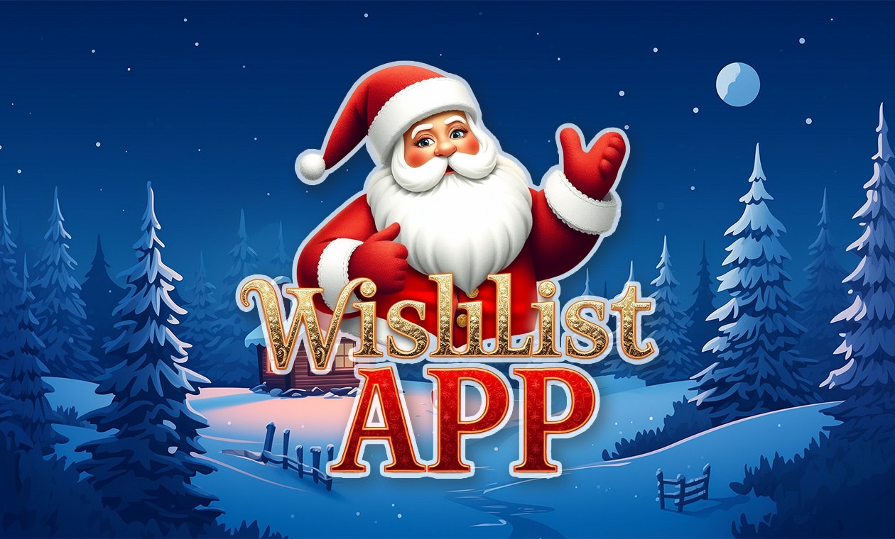 Aplicación de lista de deseos de Navidad media 2