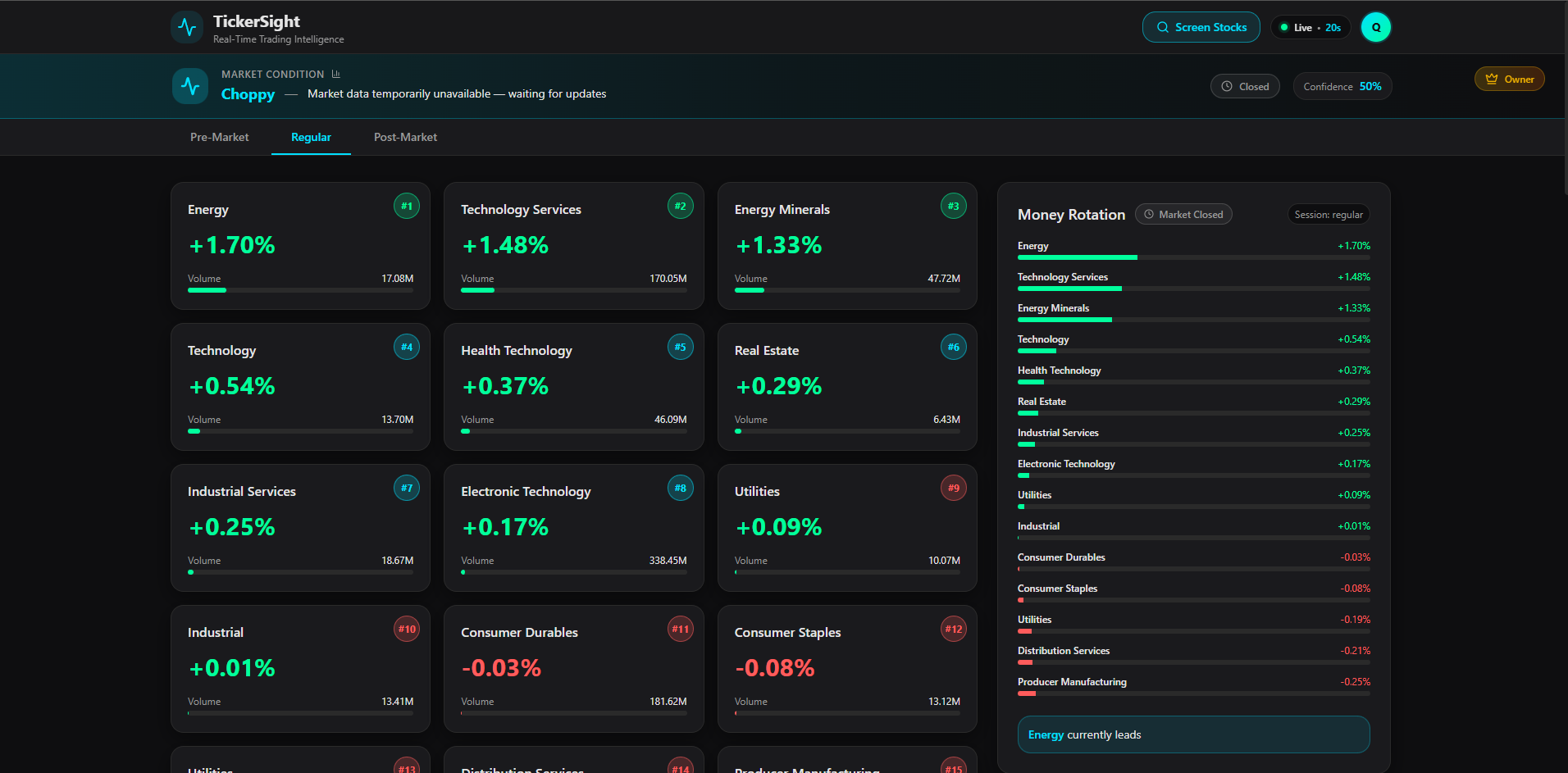 TickerSight  - Screenshot 2 showing product features and functionality