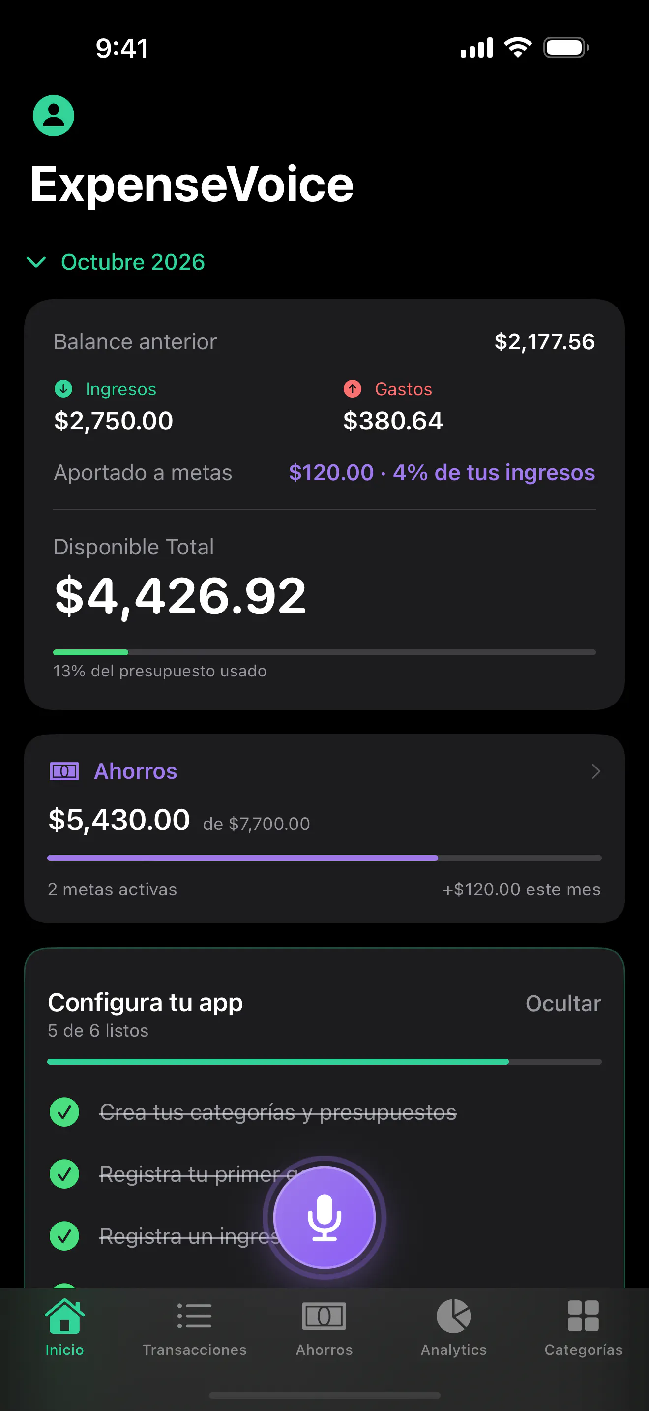 ExpenseVoice - Personal Finance gallery image
