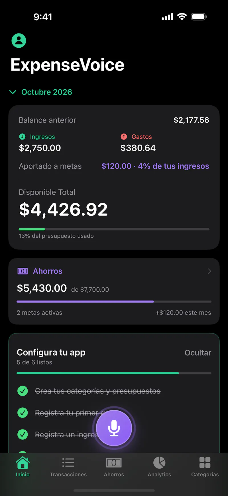 ExpenseVoice - Personal Finance screenshot 7