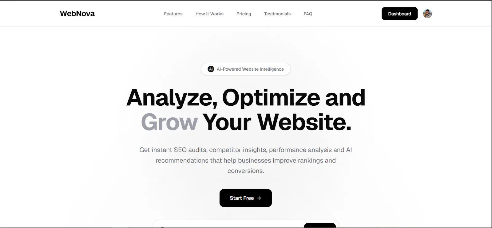 WebNova screenshot 1