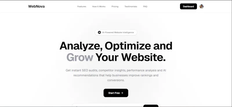 WebNova screenshot 1