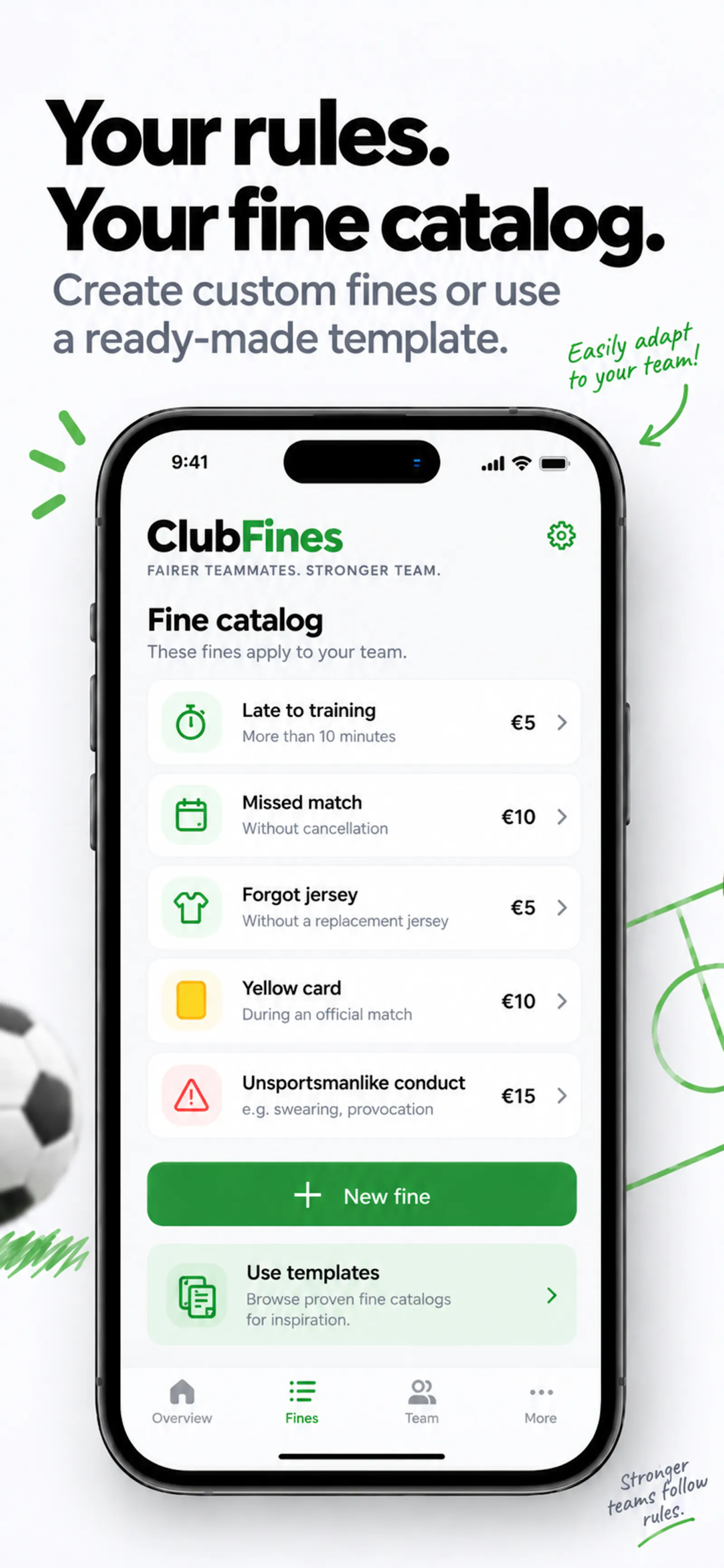 ClubFines screenshot 1