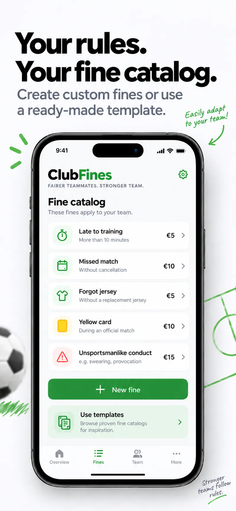 ClubFines screenshot 1